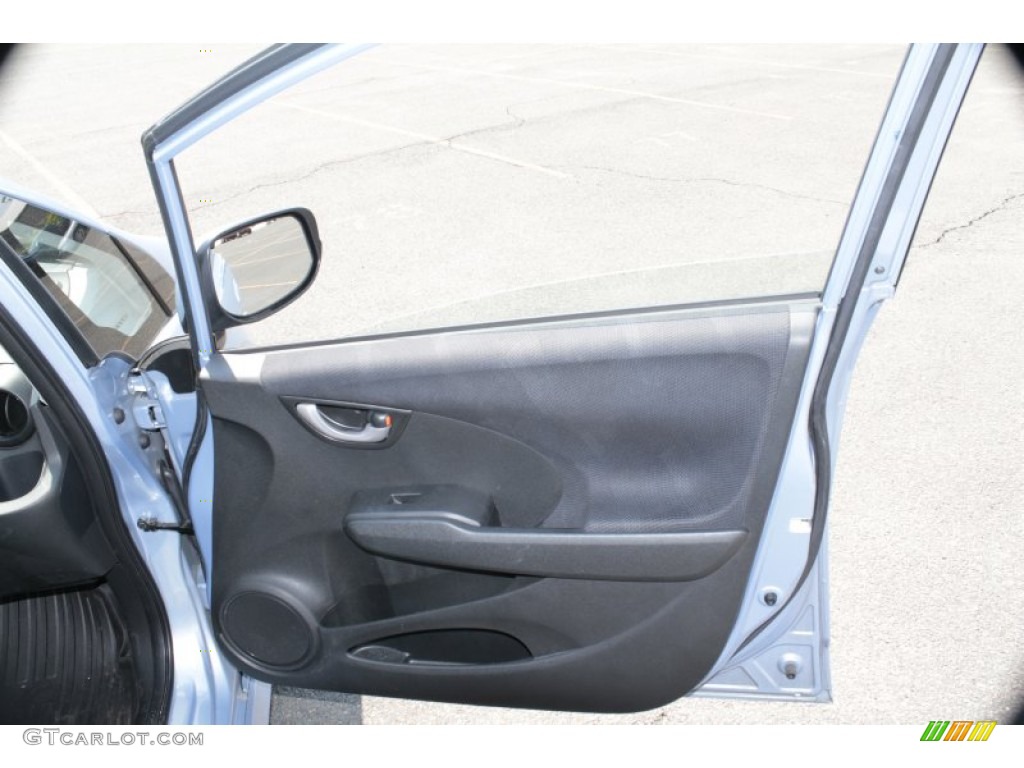 2010 Honda Fit Sport Sport Black Door Panel Photo #81410543