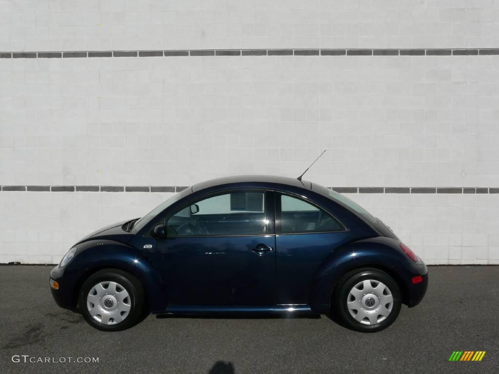 2001 New Beetle GLS Coupe - Batik Blue Metallic / Light Grey photo #2