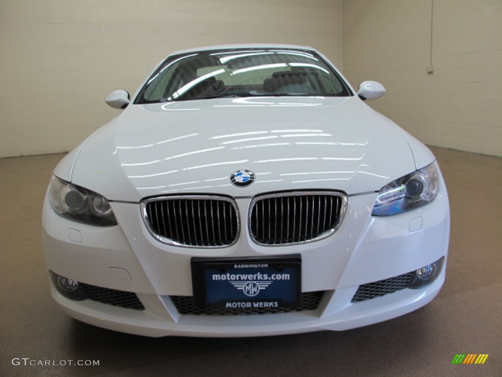 2008 3 Series 335xi Coupe - Alpine White / Coral Red/Black photo #2