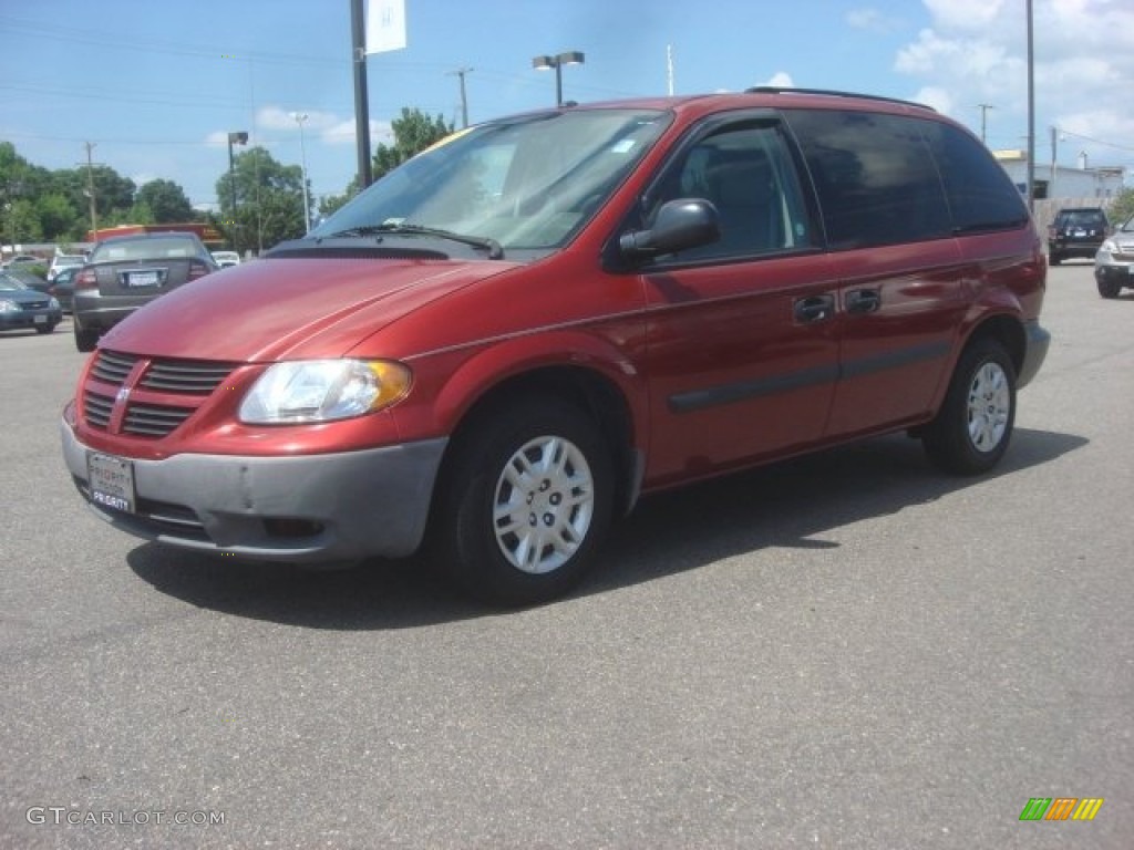 2007 Caravan SE - Inferno Red Crystal Pearl / Medium Slate Gray photo #2