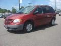 2007 Inferno Red Crystal Pearl Dodge Caravan SE  photo #2