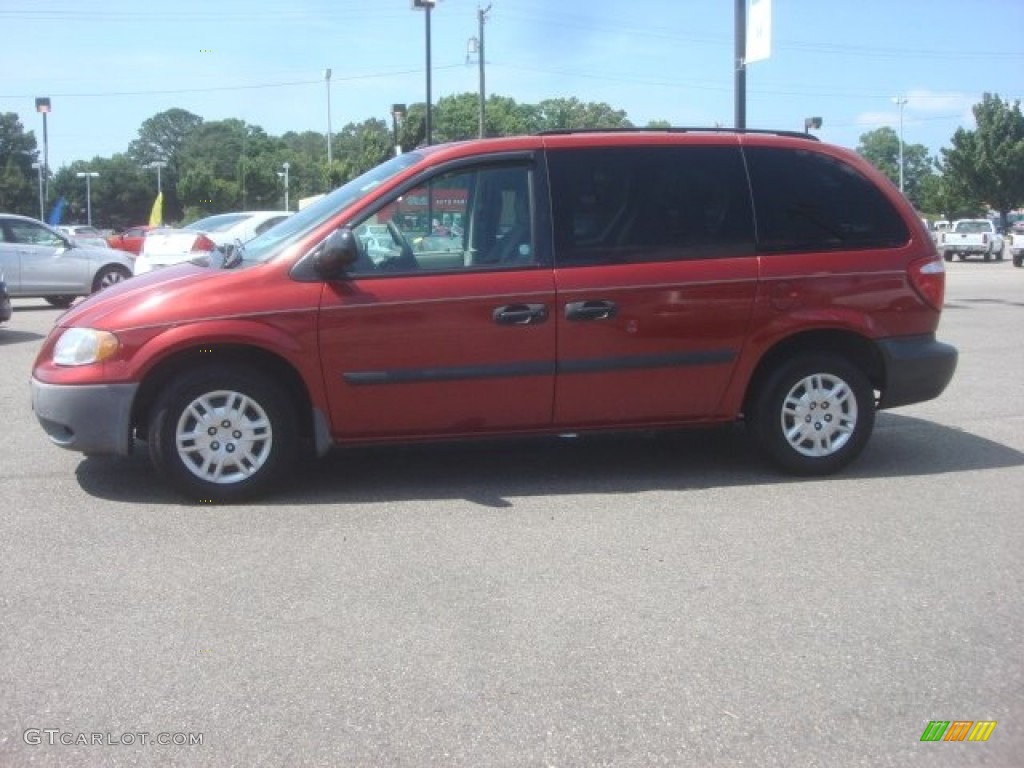 2007 Caravan SE - Inferno Red Crystal Pearl / Medium Slate Gray photo #3