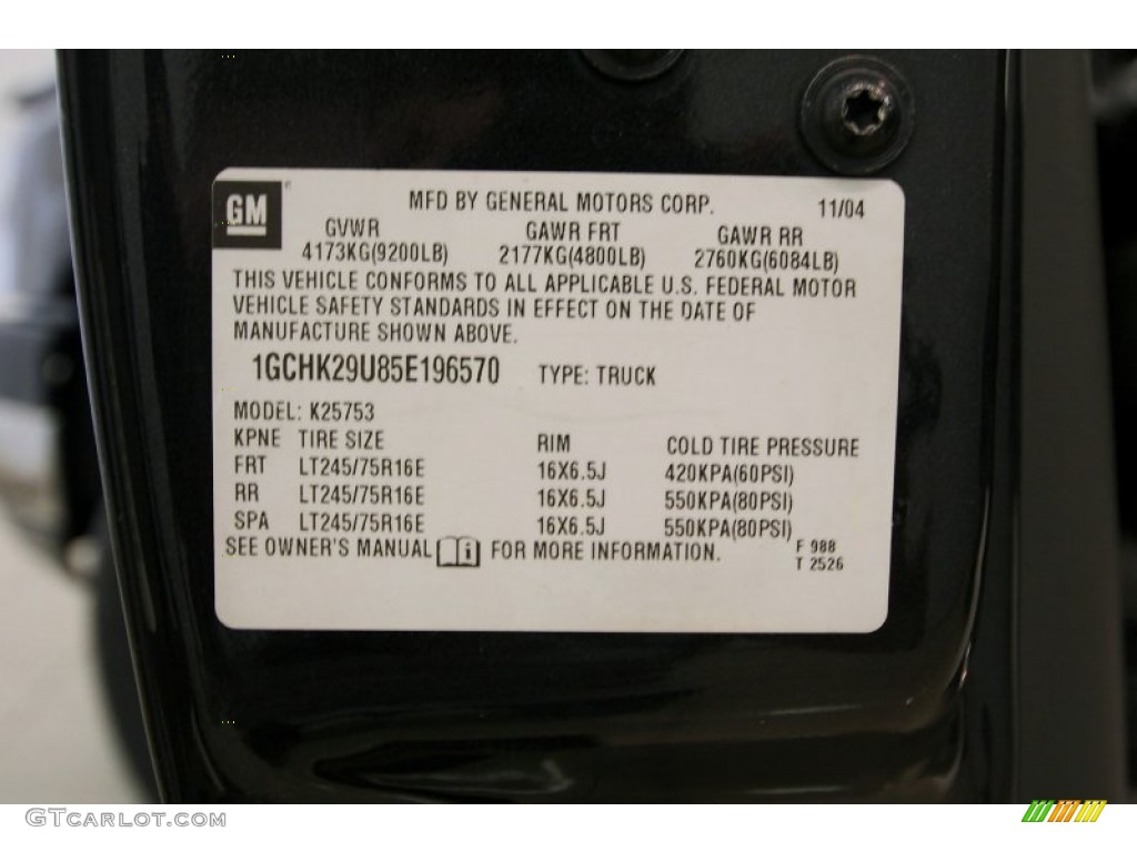 2005 Silverado 2500HD LS Extended Cab 4x4 - Dark Gray Metallic / Dark Charcoal photo #22