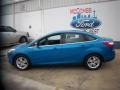 2012 Blue Candy Metallic Ford Focus SEL Sedan  photo #9