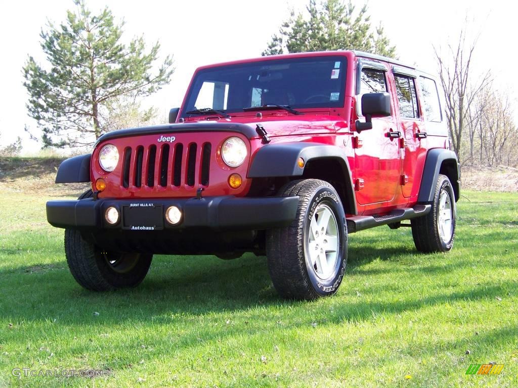 Flame Red Jeep Wrangler Unlimited