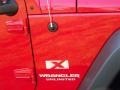 2007 Flame Red Jeep Wrangler Unlimited X 4x4  photo #12