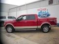 2010 Red Candy Metallic Ford F150 Lariat SuperCrew 4x4  photo #11