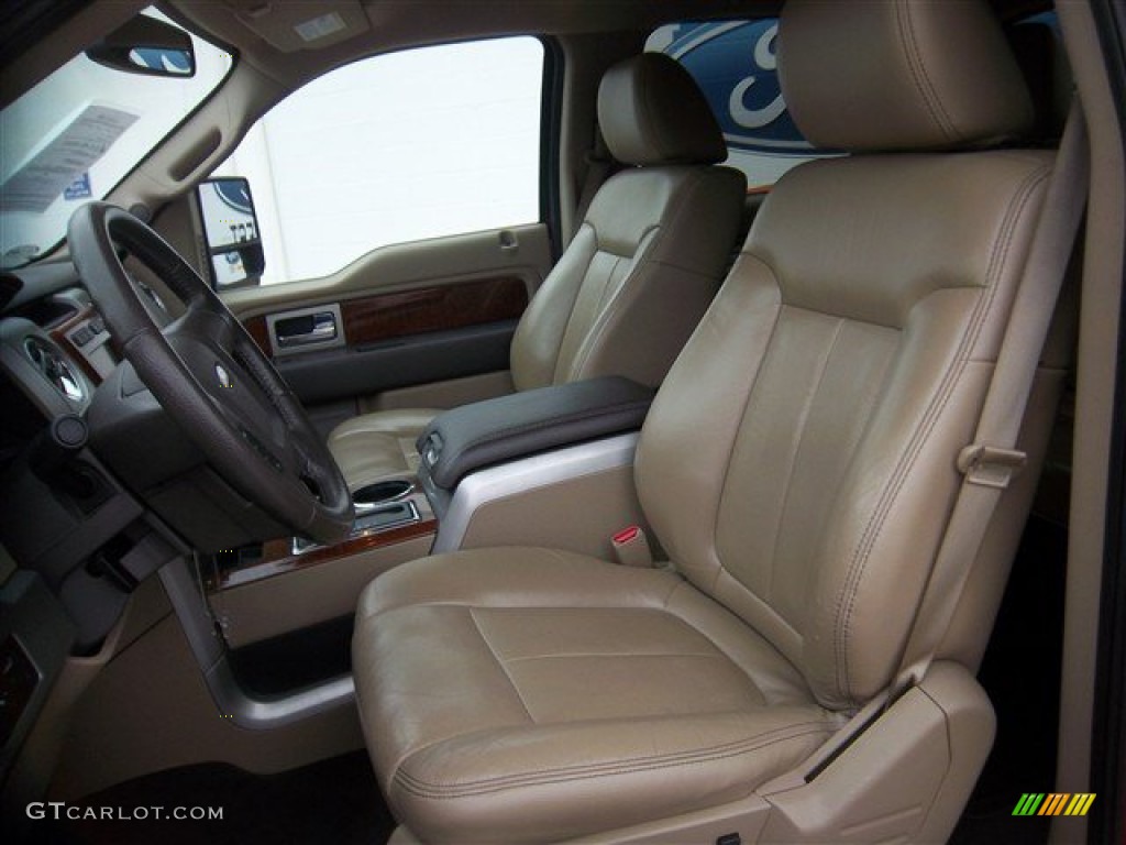 2010 F150 Lariat SuperCrew 4x4 - Red Candy Metallic / Medium Stone photo #15