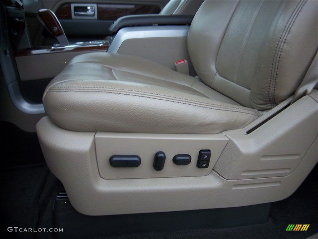 2010 F150 Lariat SuperCrew 4x4 - Red Candy Metallic / Medium Stone photo #16