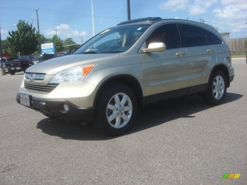 2007 CR-V EX-L - Borrego Beige Metallic / Ivory photo #2