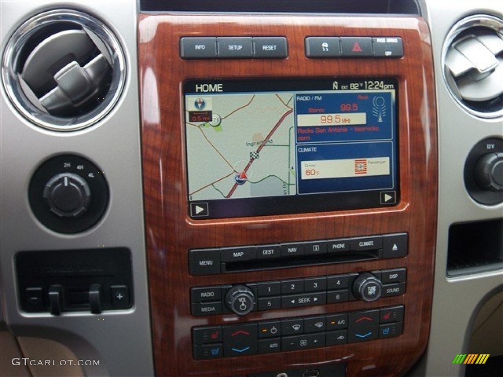 2010 F150 Lariat SuperCrew 4x4 - Red Candy Metallic / Medium Stone photo #30