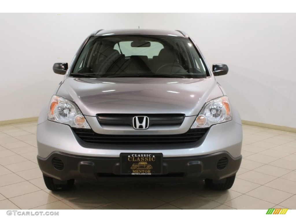 2008 CR-V LX - Whistler Silver Metallic / Black photo #2