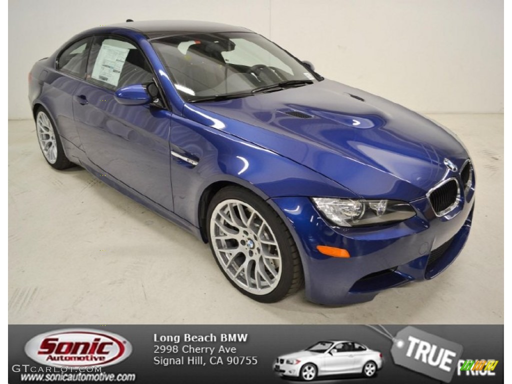 2013 M3 Coupe - Le Mans Blue Metallic / Black photo #1