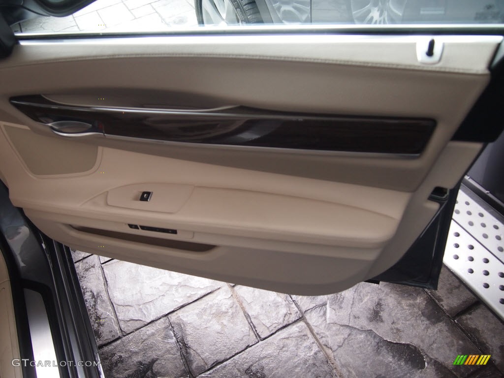 2010 7 Series 750Li Sedan - Space Gray Metallic / Oyster Nappa Leather photo #5