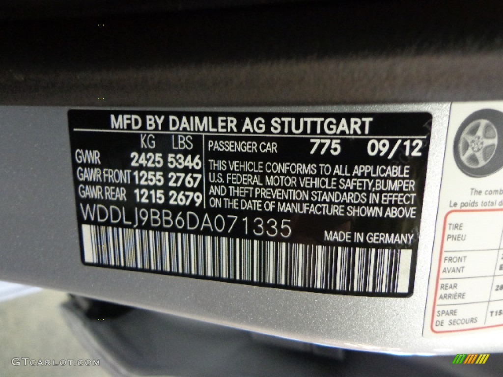 2013 Mercedes-Benz CLS 550 4Matic Coupe Parts Photos
