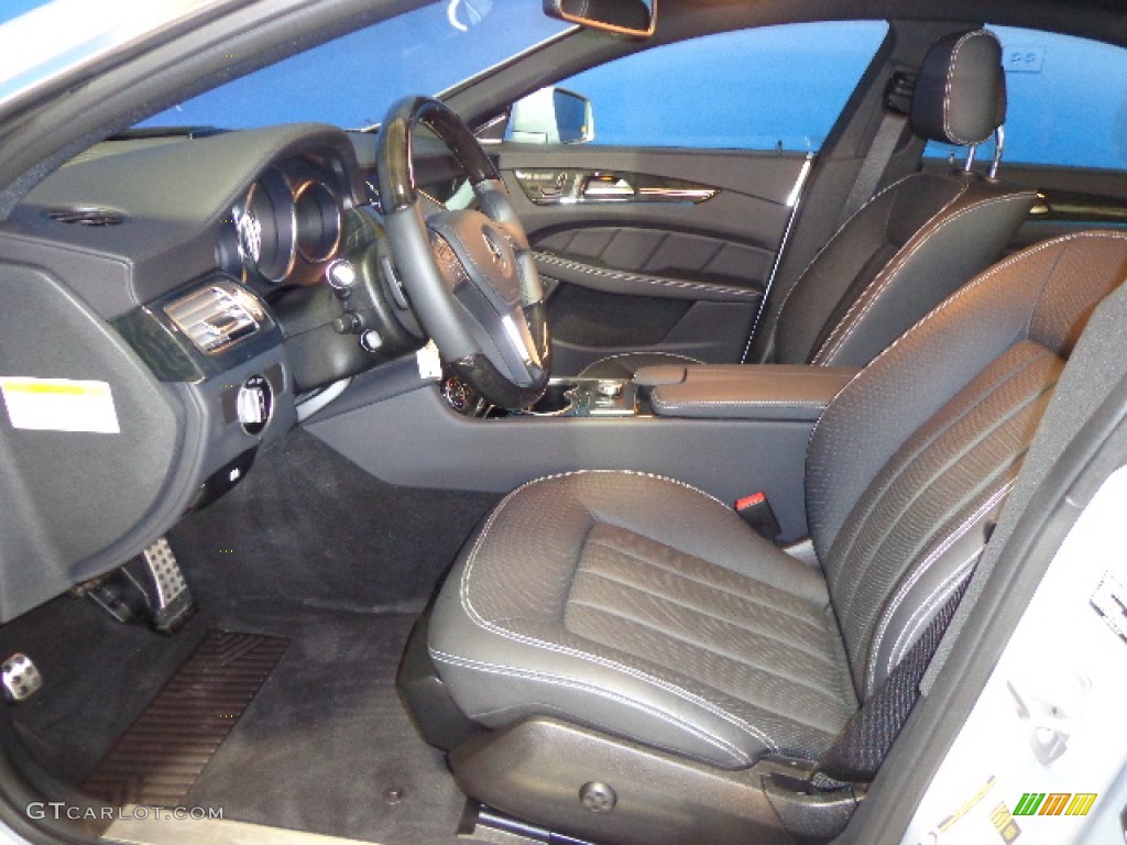 Black Interior 2013 Mercedes-Benz CLS 550 4Matic Coupe Photo #81418455