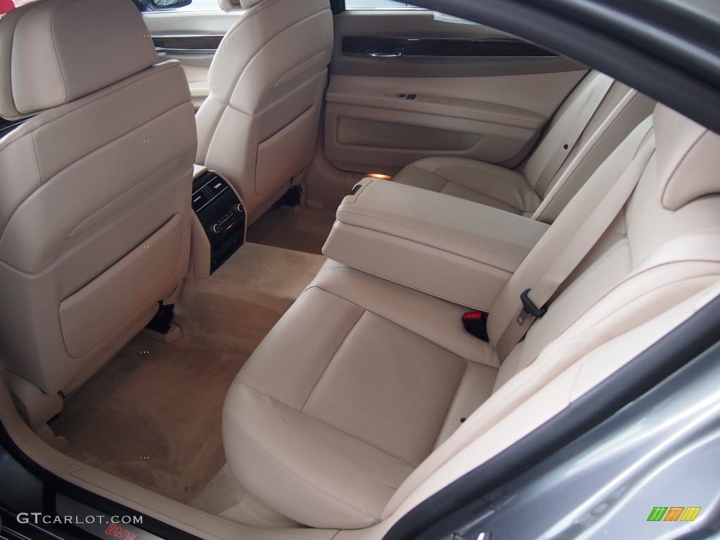 2010 7 Series 750Li Sedan - Space Gray Metallic / Oyster Nappa Leather photo #10