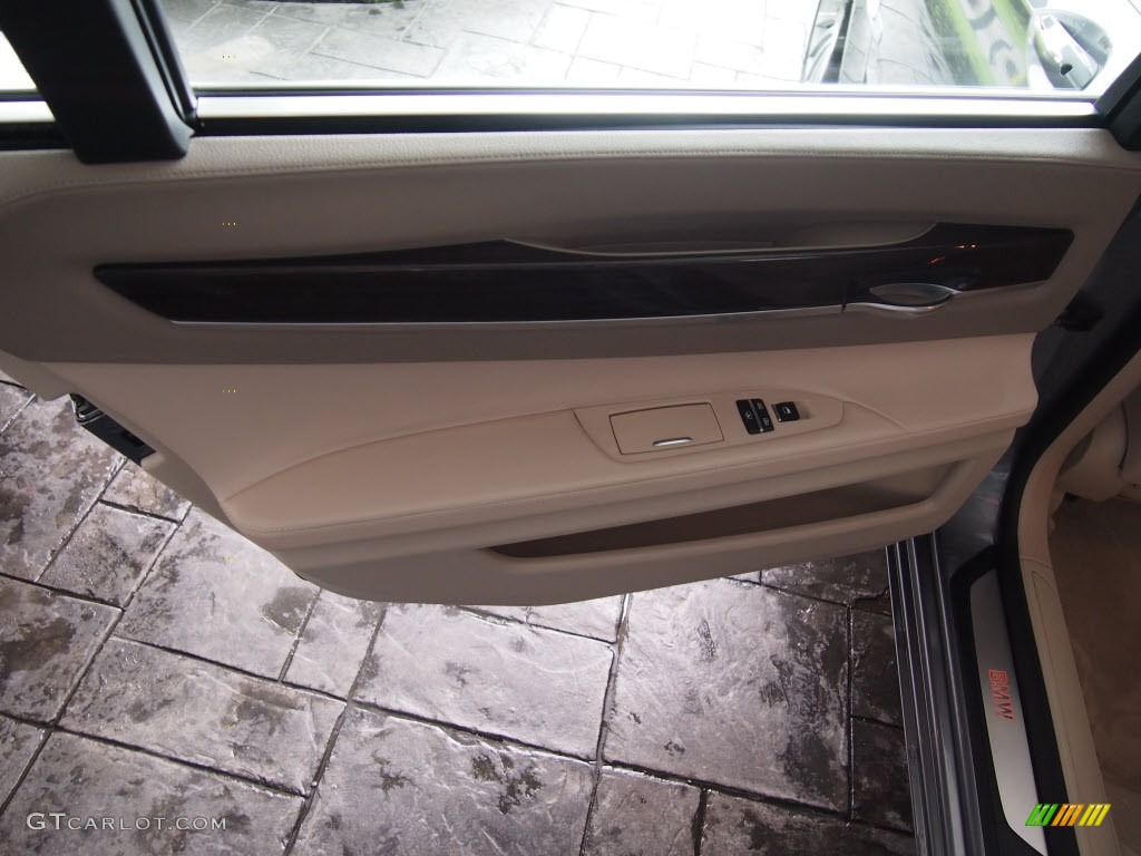 2010 7 Series 750Li Sedan - Space Gray Metallic / Oyster Nappa Leather photo #11