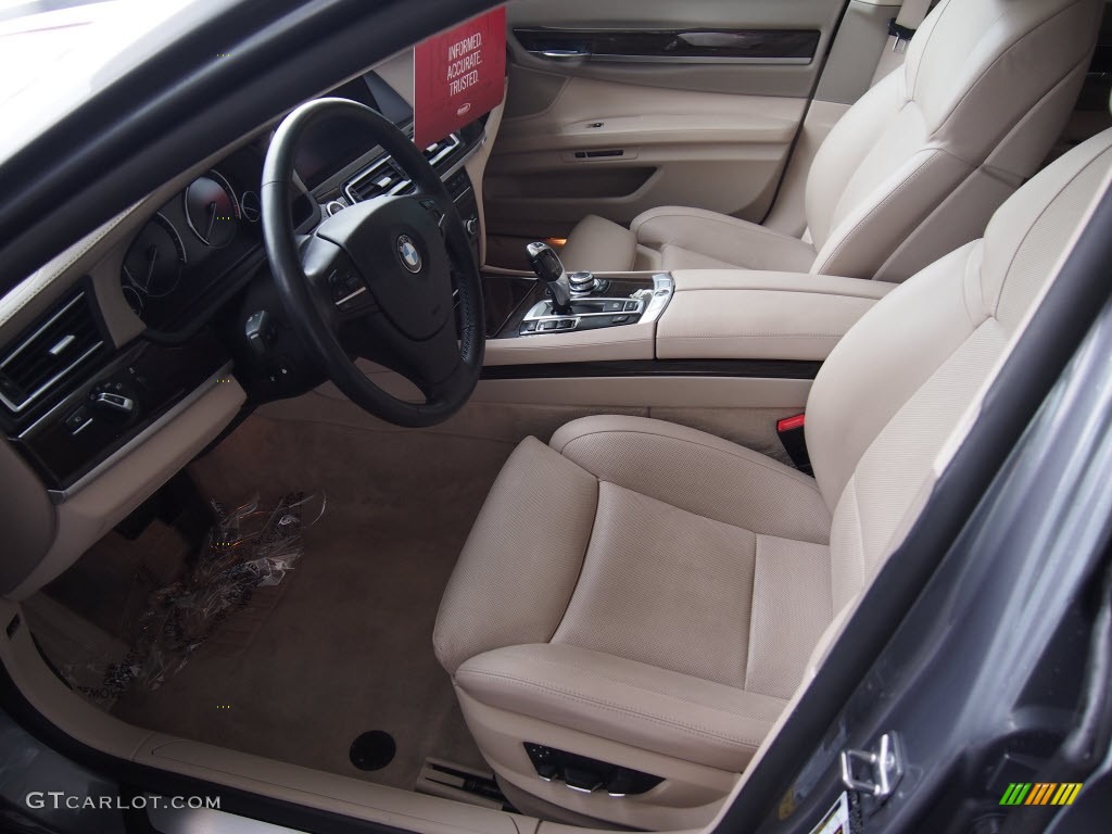 2010 7 Series 750Li Sedan - Space Gray Metallic / Oyster Nappa Leather photo #14
