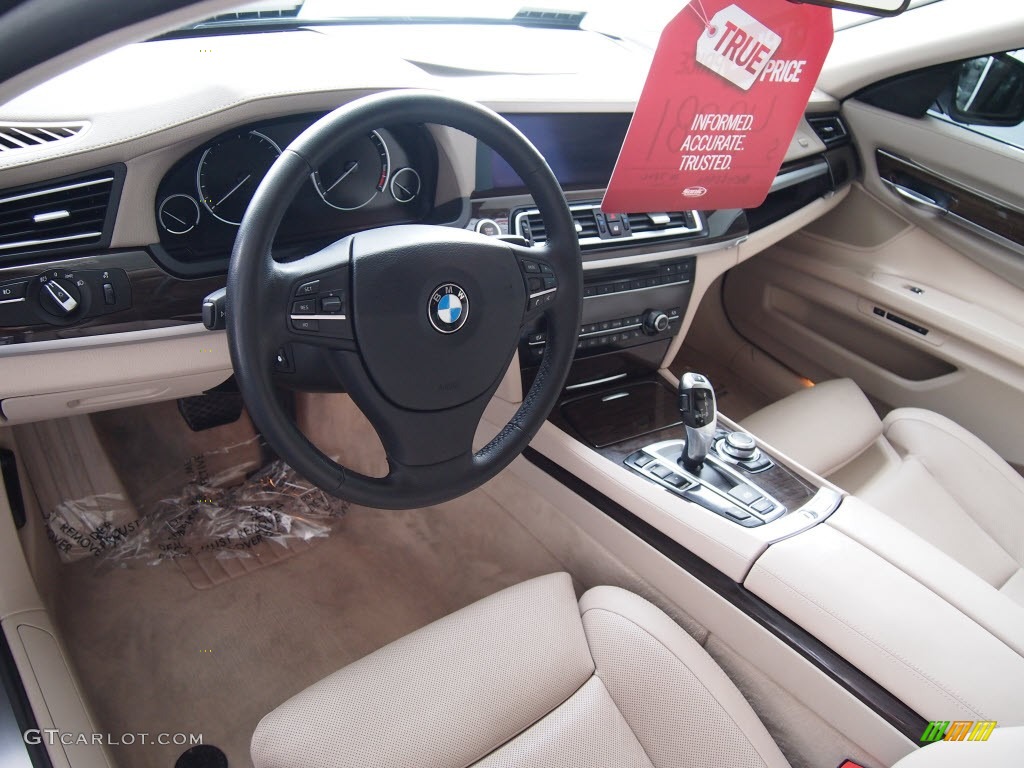 2010 7 Series 750Li Sedan - Space Gray Metallic / Oyster Nappa Leather photo #15