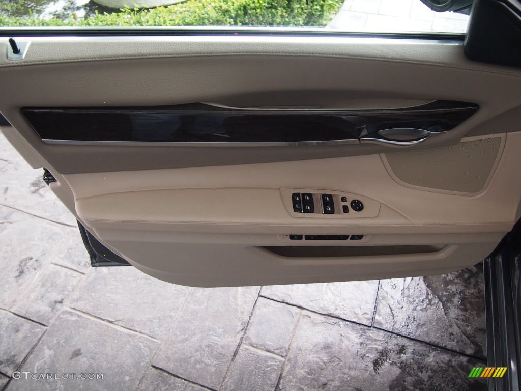2010 7 Series 750Li Sedan - Space Gray Metallic / Oyster Nappa Leather photo #16
