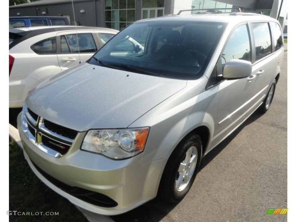 2012 Grand Caravan SXT - Bright Silver Metallic / Black/Light Graystone photo #2