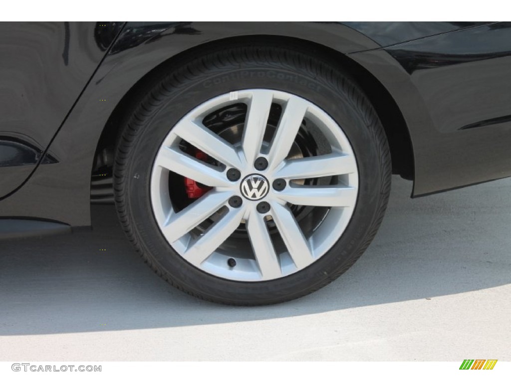 2013 Jetta GLI - Deep Black Pearl Metallic / Titan Black photo #6