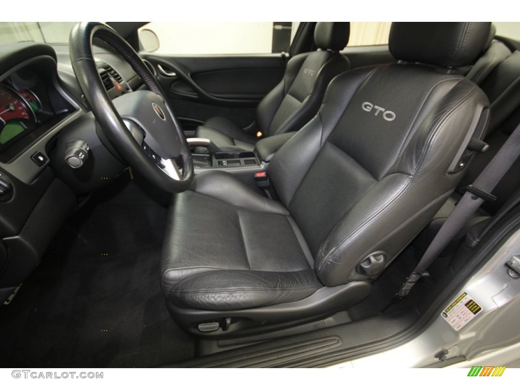 Black Interior 2005 Pontiac GTO Coupe Photo #81419301