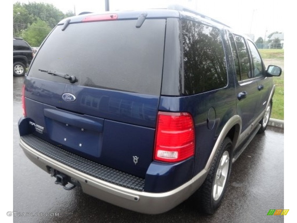 2004 Explorer Eddie Bauer 4x4 - Dark Blue Pearl Metallic / Medium Parchment photo #2