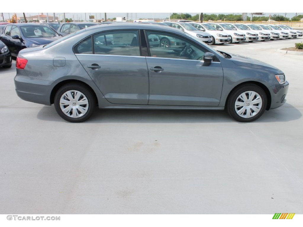 2013 Jetta SE Sedan - Platinum Gray Metallic / Titan Black photo #10