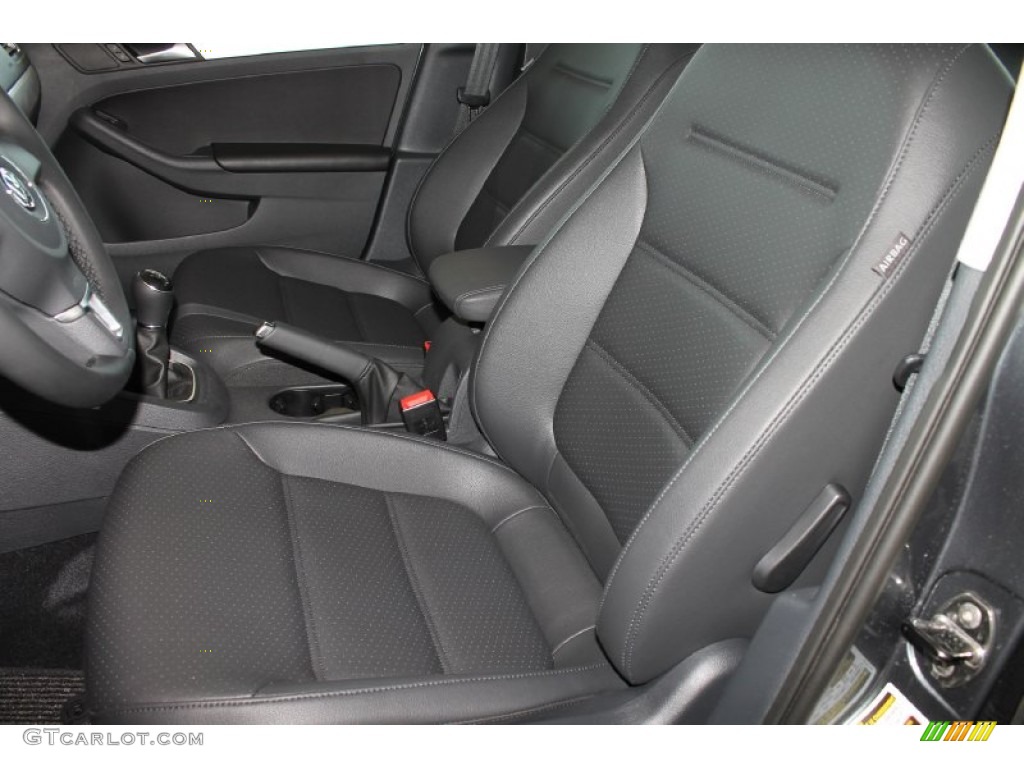 2013 Jetta SE Sedan - Platinum Gray Metallic / Titan Black photo #13