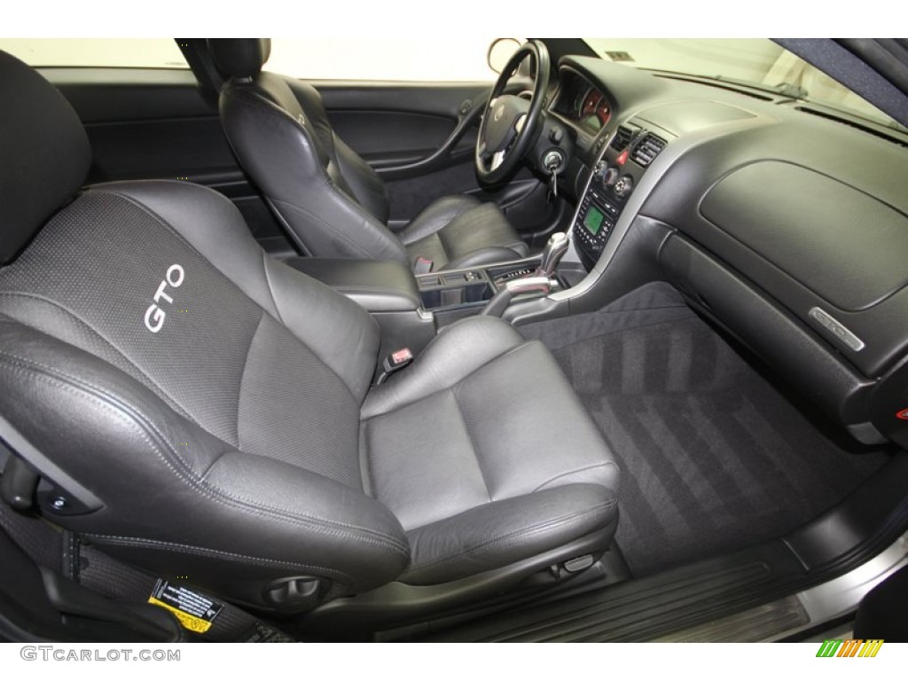 Black Interior 2005 Pontiac GTO Coupe Photo #81419814