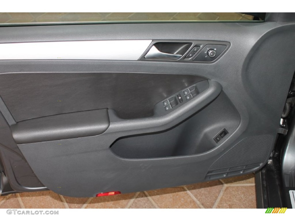 2013 Volkswagen Jetta GLI Autobahn Titan Black Door Panel Photo #81420234