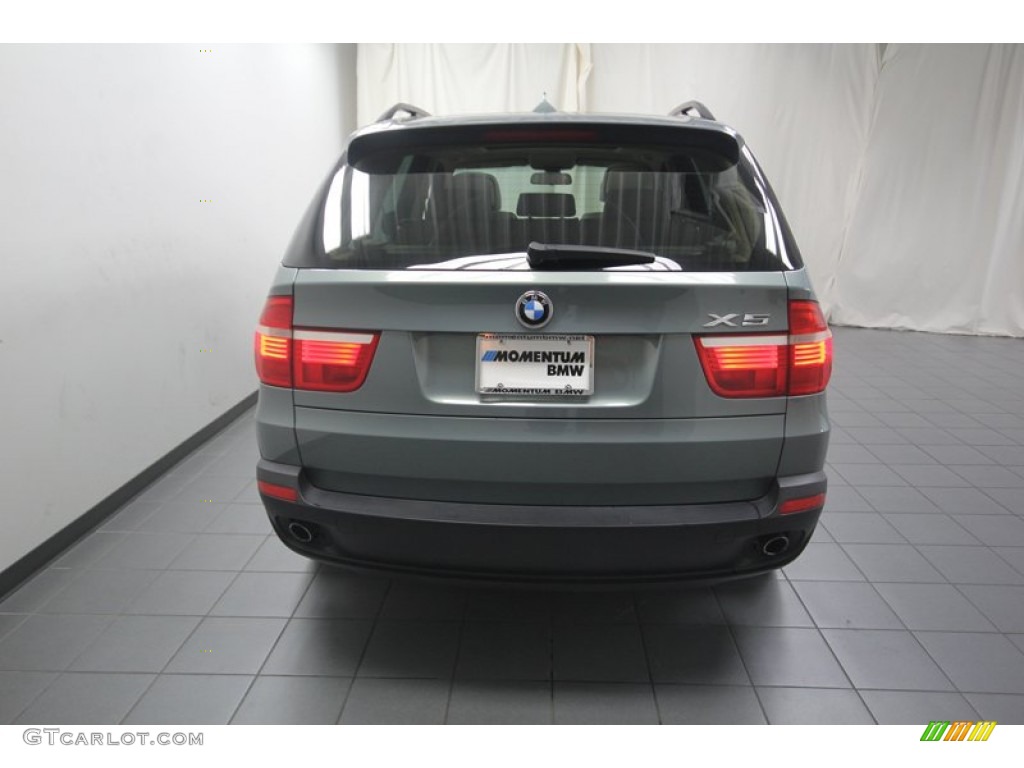 2008 X5 3.0si - Mineral Green Metallic / Sand Beige photo #13