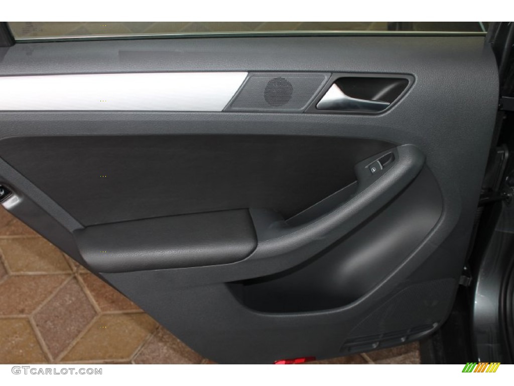 2013 Volkswagen Jetta GLI Autobahn Titan Black Door Panel Photo #81420525