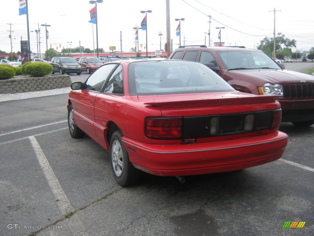 1995 Achieva S Coupe - Bright Red / Dark Gray photo #6