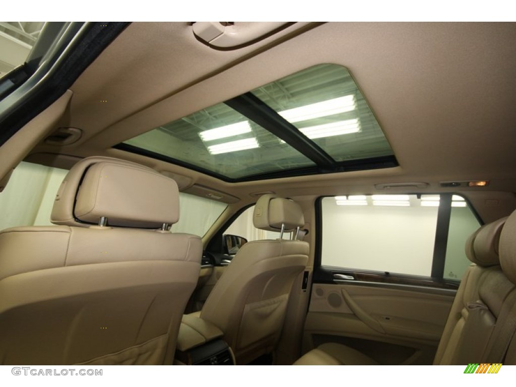 2008 X5 3.0si - Mineral Green Metallic / Sand Beige photo #32