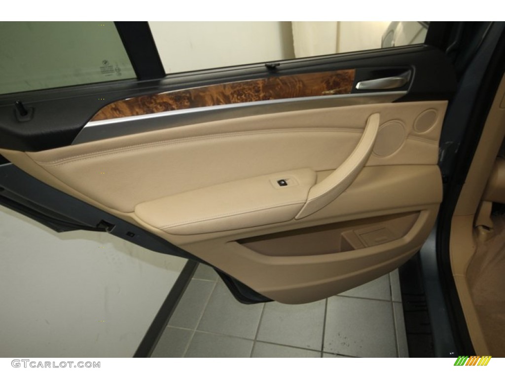 2008 X5 3.0si - Mineral Green Metallic / Sand Beige photo #33