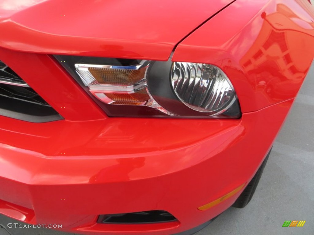 2011 Mustang V6 Premium Convertible - Race Red / Charcoal Black photo #10