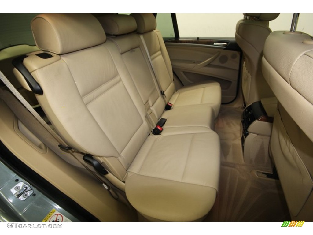 2008 X5 3.0si - Mineral Green Metallic / Sand Beige photo #40