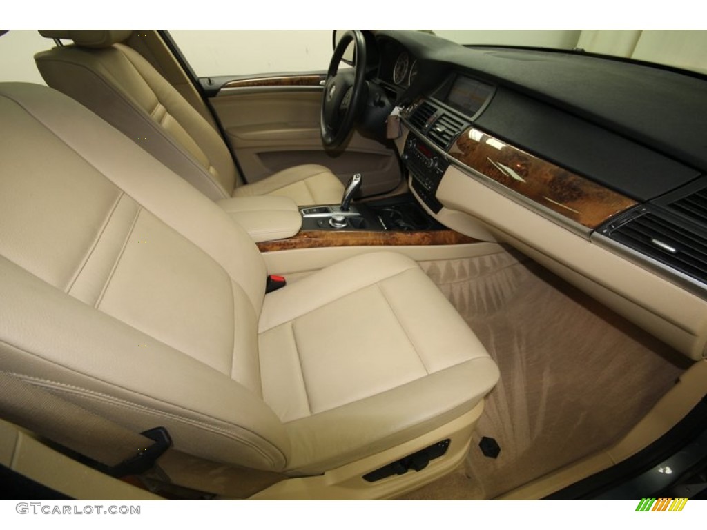 2008 X5 3.0si - Mineral Green Metallic / Sand Beige photo #41