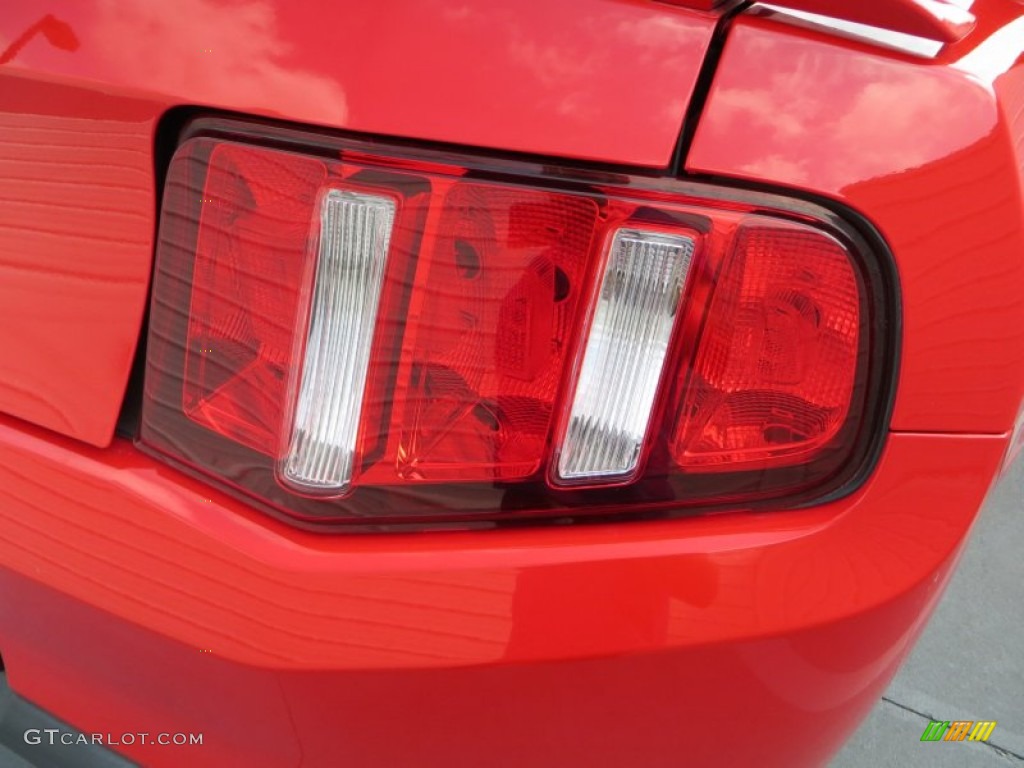 2011 Mustang V6 Premium Convertible - Race Red / Charcoal Black photo #20