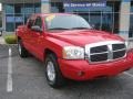 2005 Flame Red Dodge Dakota SLT Quad Cab 4x4  photo #1