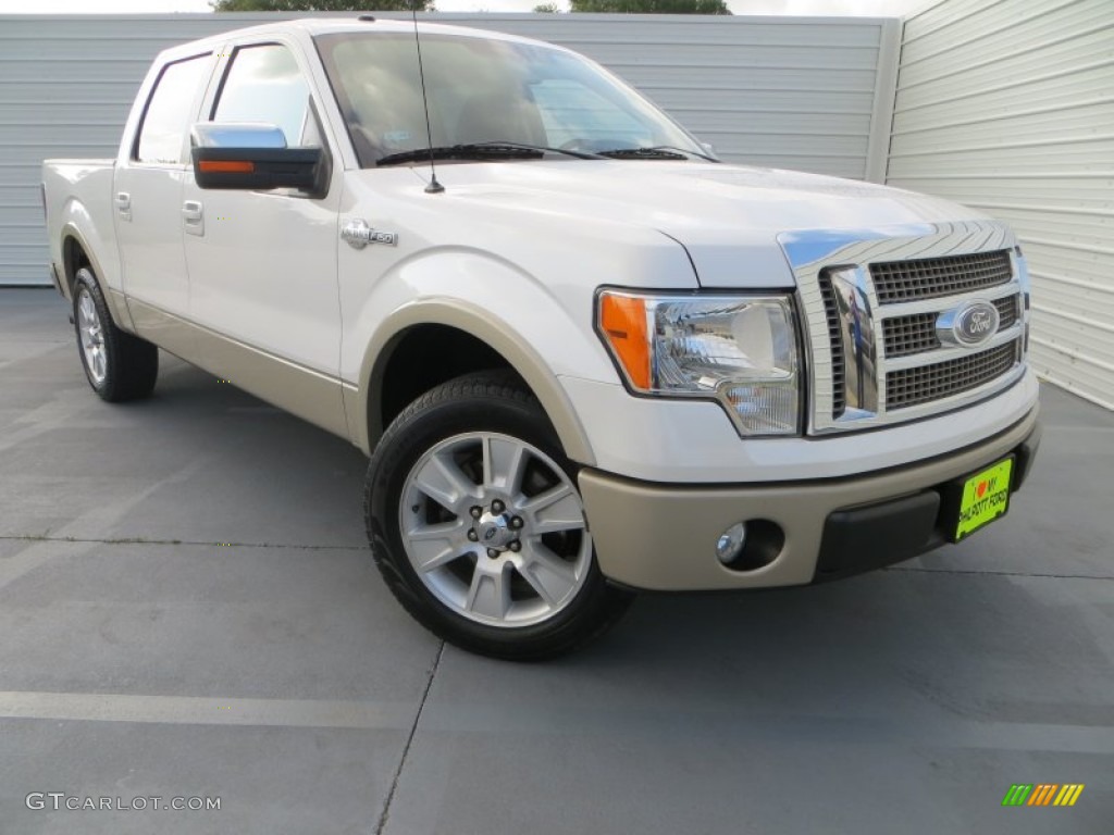 2010 F150 King Ranch SuperCrew - Oxford White / Chapparal Leather photo #2