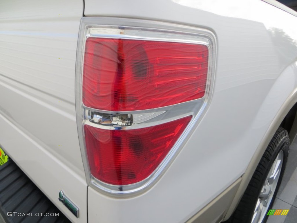 2010 F150 King Ranch SuperCrew - Oxford White / Chapparal Leather photo #17