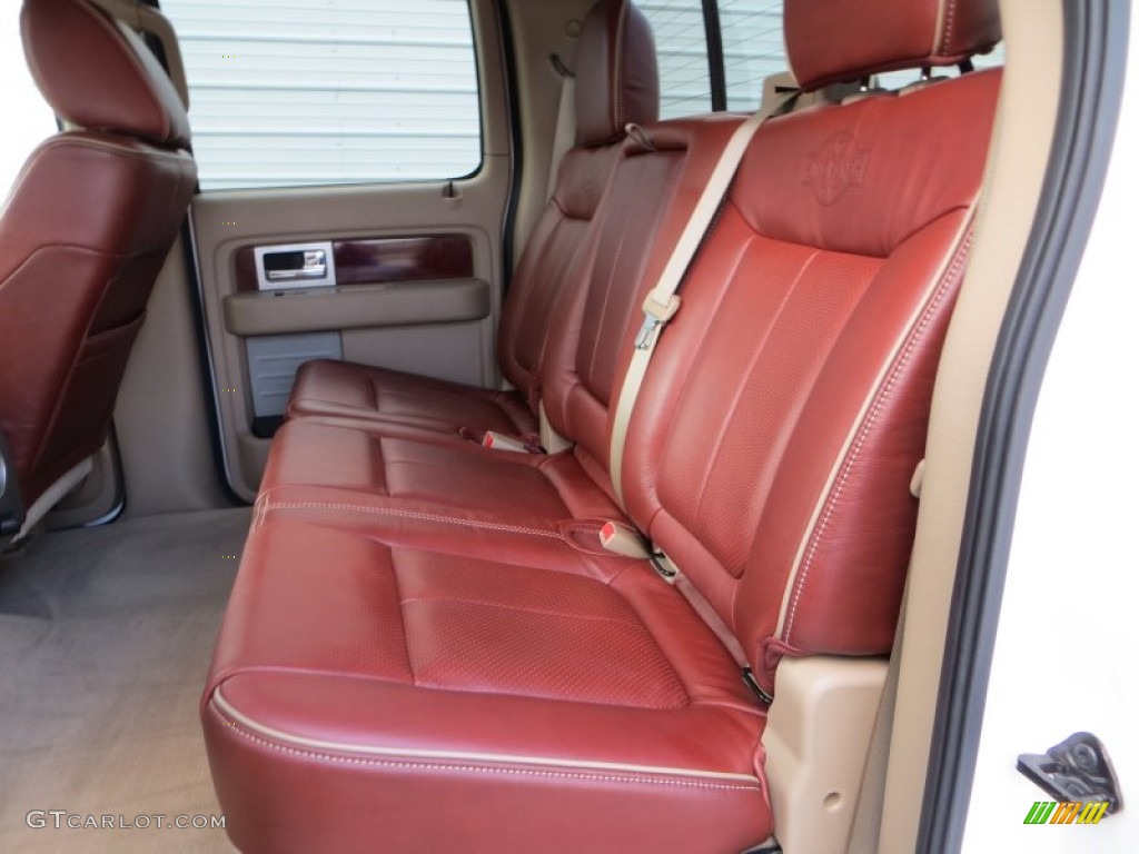 2010 F150 King Ranch SuperCrew - Oxford White / Chapparal Leather photo #30