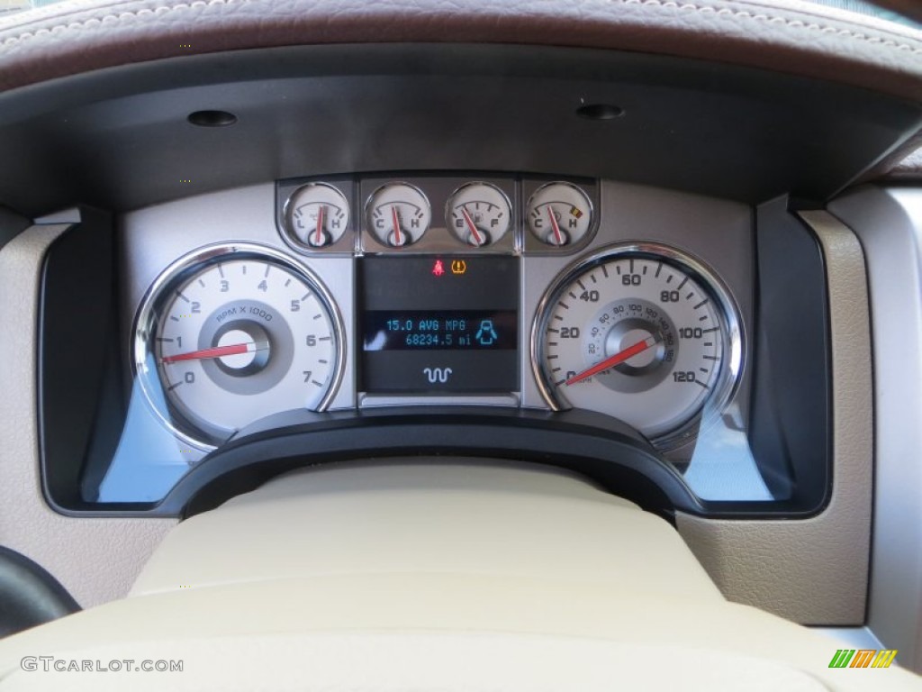 2010 Ford F150 King Ranch SuperCrew Gauges Photo #81422470