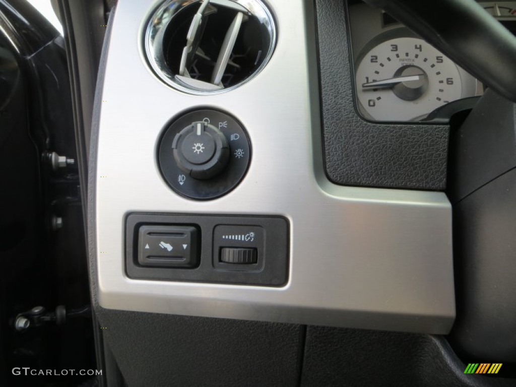 2010 F150 Platinum SuperCrew - Tuxedo Black / Sienna Brown Leather/Black photo #49