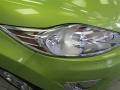 2011 Lime Squeeze Metallic Ford Fiesta SEL Sedan  photo #3