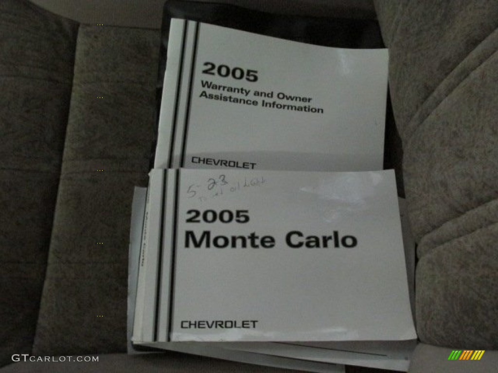 2005 Monte Carlo LS - Sandstone Metallic / Neutral photo #17